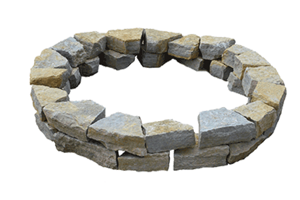 Rustic Buff Fire Pit Kits 5″ x 8″